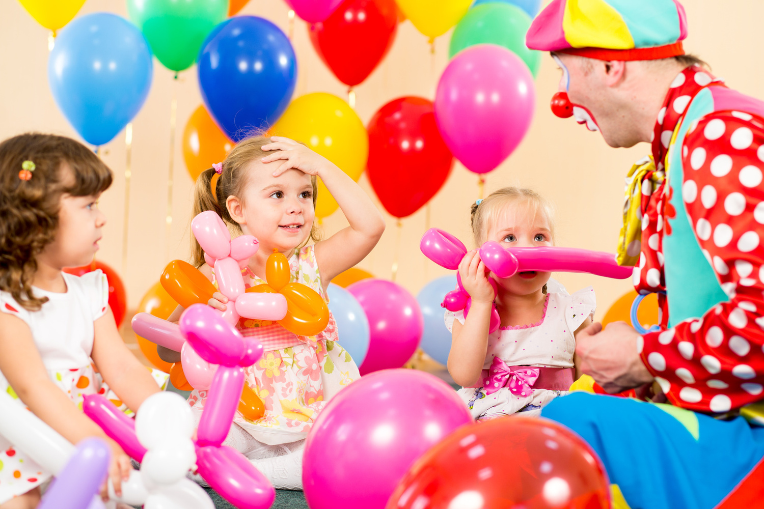 Детский праздник с воздушными шарами